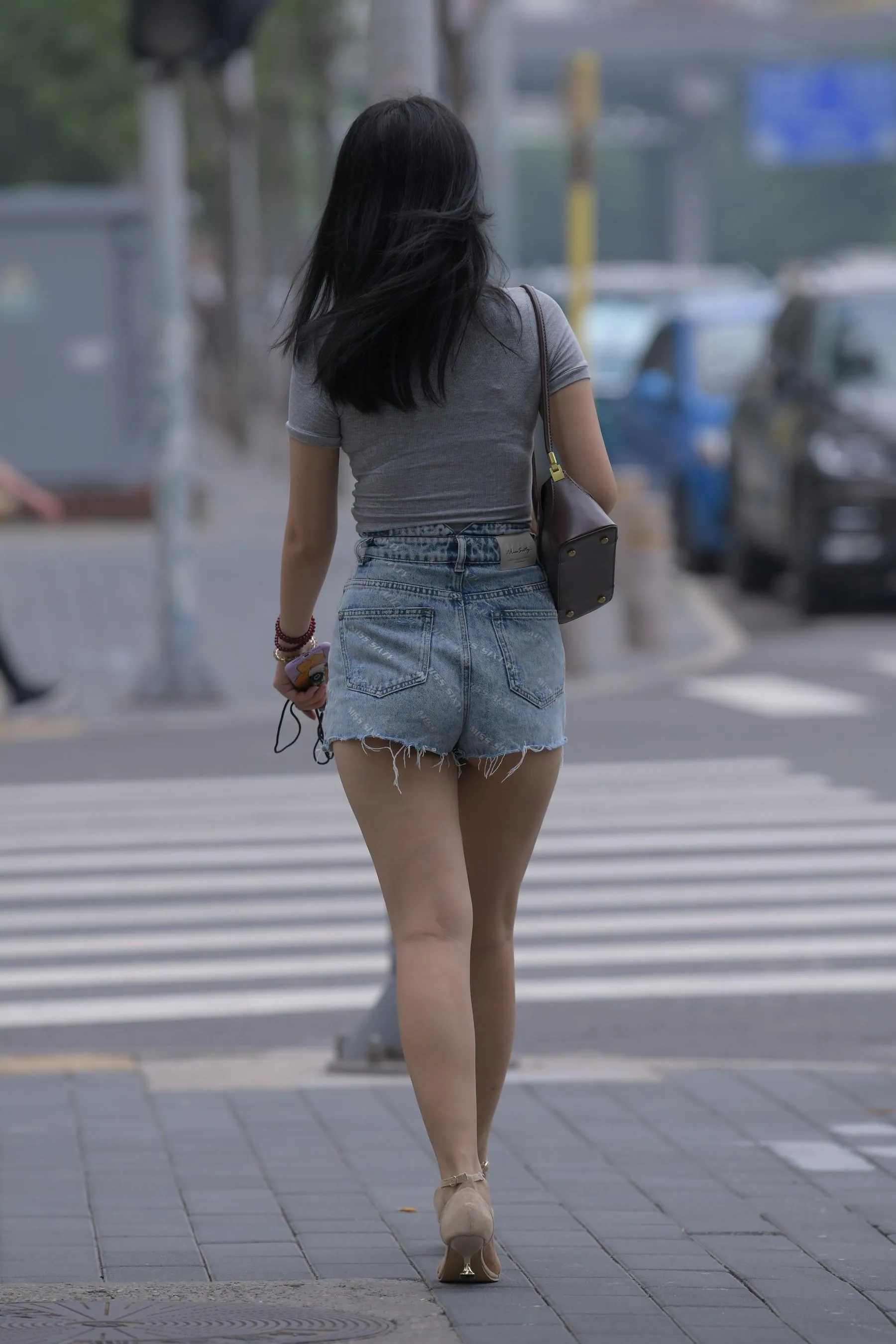 魔镜街拍 NO.169 一只麋鹿摄影-牛仔短裙美女 [235P]插图8